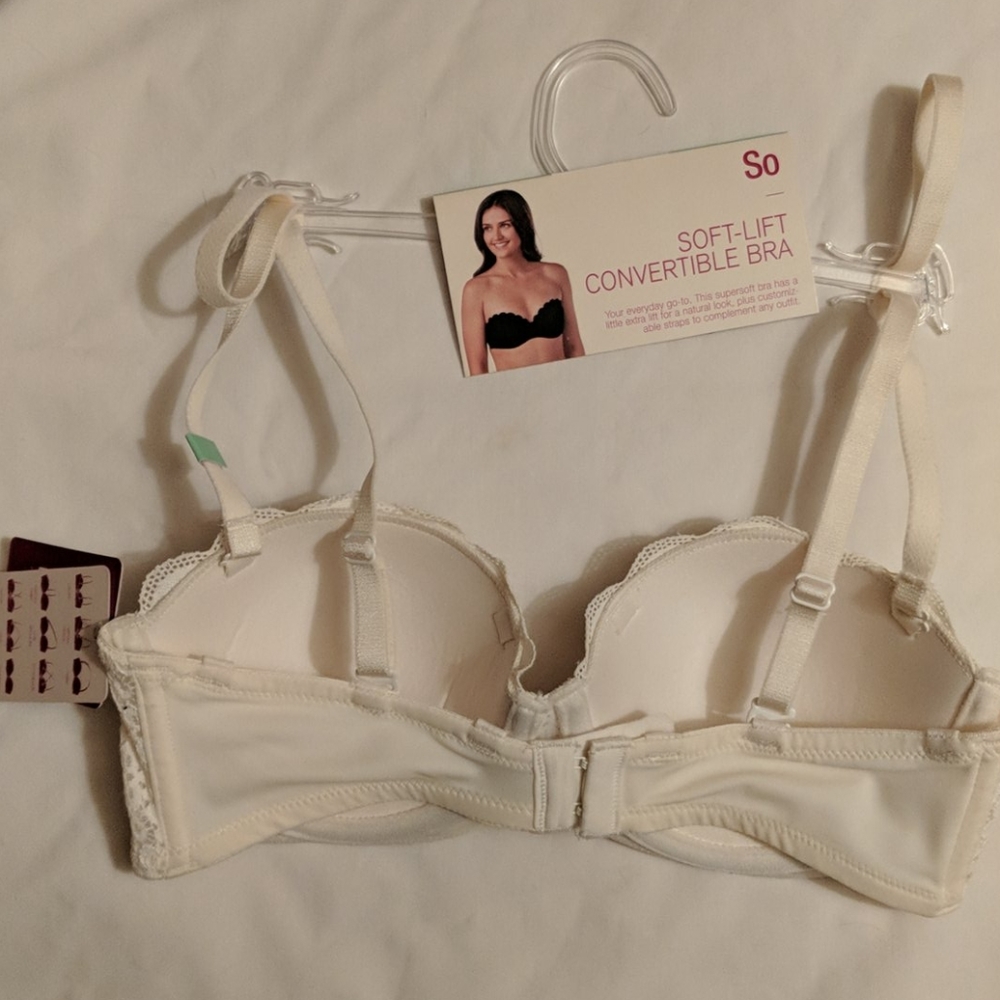 Ivory Convertible Bra - Picture 2 of 3